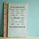 10.5 into conversions illustrated with a ruler showing both inch and centimetre measurements.