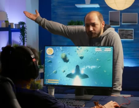 Unblocked 66 EZ logo with colorful game characters surrounding it, showcasing the platform's diverse gaming options.