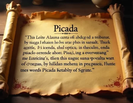 Illustration representing the word piçada with cultural context, showing language, lifestyle, and modern expression for an engaging article introduction.