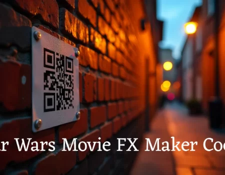 A creative scene showcasing a fan editing Star Wars clips using star wars movie fx maker codes to add lightsabers, space battles, and cinematic effects.